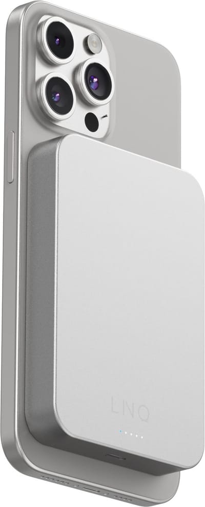 LINQ Connects 20W Powerbank 10.000 mAh geschikt voor Magsafe Powerbank - Snellader Power delivery - Linq Connects - Noodpakket