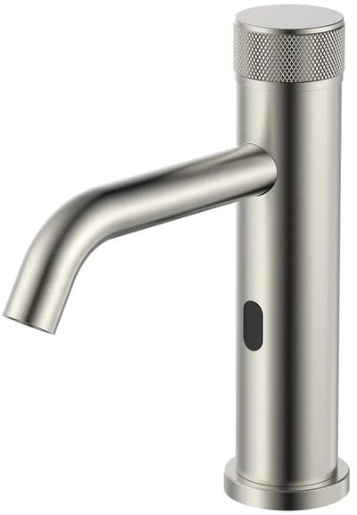 DutchLine - Sensorkraan Koud + Warm - Met Batterij of Stekker – Geborsteld staal