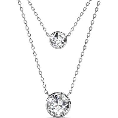 Juliet hangers - Zilver en kristal