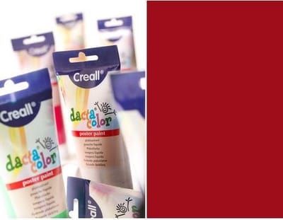 Creall 1 TubeDacta color - plakkaatverf primair rood 250 Mililiter 30507