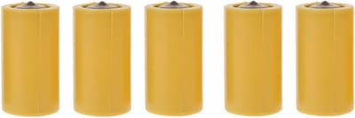 Nep Batterij C - Batterij Eliminator - Apparaten Voeden - Afneembaar Ontwerp - 48x25mm - Geel