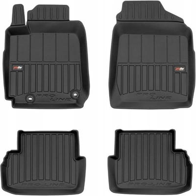 FROGUM PROLINE Automatten - Geschikt voor TOYOTA CELICA VII (1999-2005) - 4-delig - TPE Rubber - Zwart