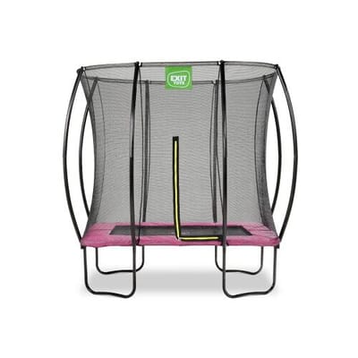 EXIT Silhouette Trampoline 153x214cm - Op Poten - Rechthoekig - Trampoline Buiten - Voor Kinderen - Roze