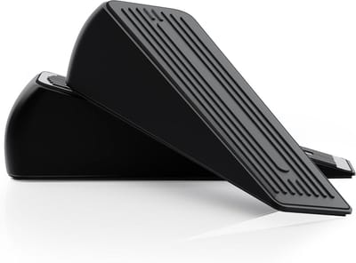 Deurstop Set - Antislip Wiggen - Deuren Open Houden - Robuust Zink Rubber - Set van 2 - Zwart