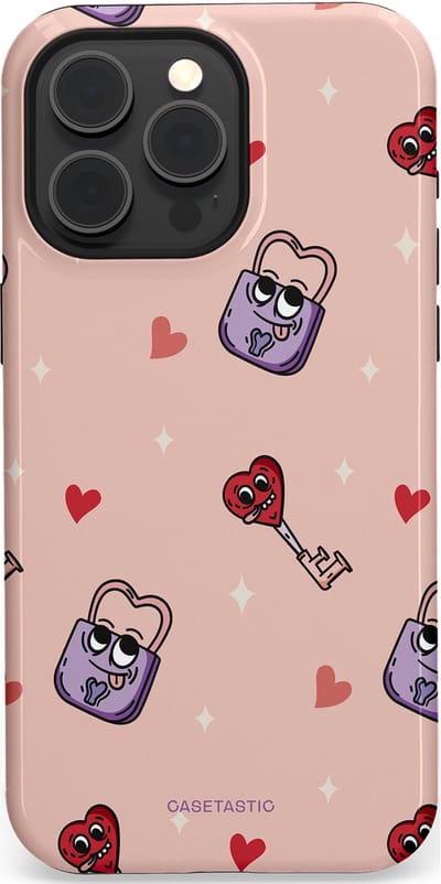 Casetastic Hoesje Geschikt voor Apple iPhone 15 Pro Max Magsafe - Stijlvolle Beschermende Duo-layer Case - Jij bent mijn match