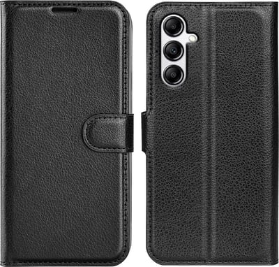 Coverup Hoesje - Geschikt voor Samsung Galaxy A34 Hoesje - Coverup Book Case - Zwart