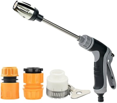 Turbo Washer - Hoge Drukreiniger - Turbowasher - Multi-reinigingsspuit - Autowaspistool - met 3 aansluitingen -Tuinslang Pistool - hogedruk waterpistool - Hoge Drukreiniger - voor Tuinirrigatie - Autowasstraten