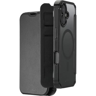 Hama Booklet Apple iPhone 17 Zwart MagSafe compatible, Inductieve lading