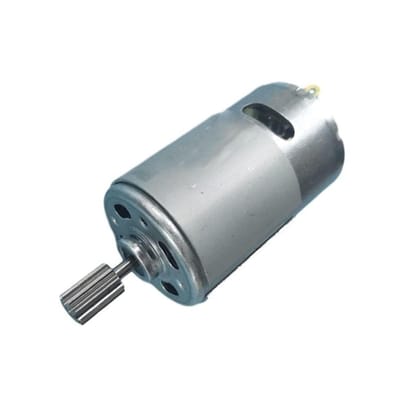 Elektromotor - DC motor - Hobby projecten - 10 of 12 tanden - 1 cm diameter - Metaal