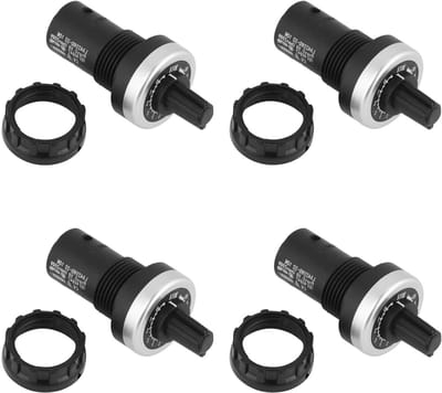Potentiometer - Variabele Weerstand - Snelheid Instellen - Schroefverbindingen - 10k Ohm - Zilver