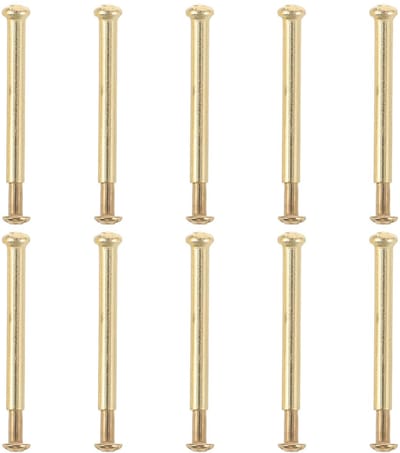 Ventilator Reparatie Sets - Waaierspijkers Klinknagels - Handventilator Onderhoud - Hoge Sterkte Staal - 2.5cm Lengte - Goud