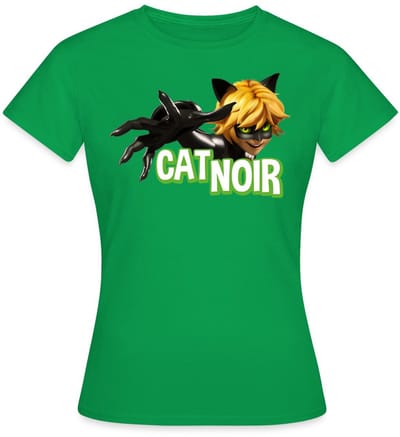 Miraculous Cat Noir Adrien T-Shirt Dames