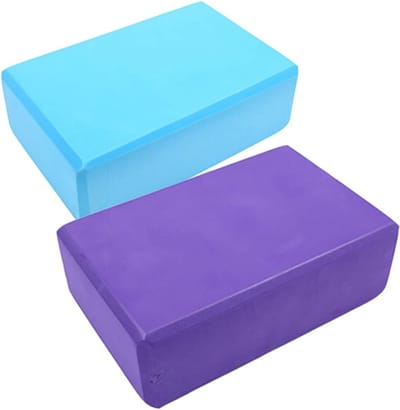 Yoga Blokken Set - Fitness Hulpmiddelen - Oefeningen Ondersteunen - Lichtgewicht EVA Materiaal - 23x15x8cm - Divers
