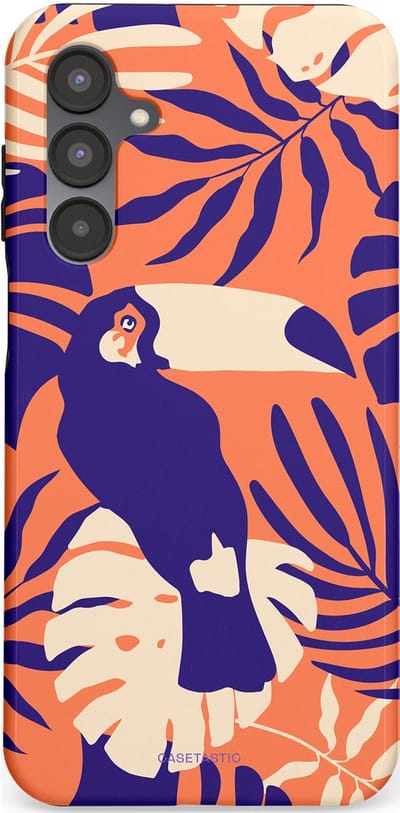 Casetastic Hoesje Geschikt voor Samsung A16 - Stijlvolle Beschermende Duo-layer Case - Paradijs Toekan