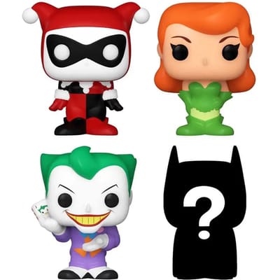 Funko Batman - Bitty POP! 4-Pack Harley Quinn 2,5 cm Verzamelfiguur - Multicolours