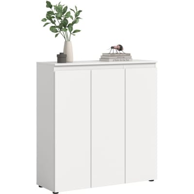 Slimme Universele Kast - Compacte Opslagkast Op Wielen - 8 Verstelbare Planken - 105x111x37cm