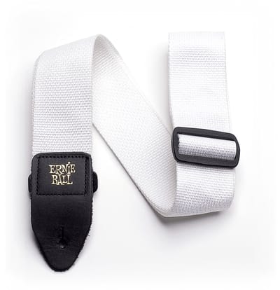 Ernie Ball Polypro - Gitaarband - Polypropyleen - Verstelbaar - Wit