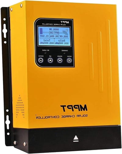 Zonne Laadregelaar - MPPT Regulator - Batterij Laden - Intelligente Tracking - 60A - Geel