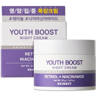 Skin627 Crème Visage Jeunesse Régénérante Au Rétinol 50G