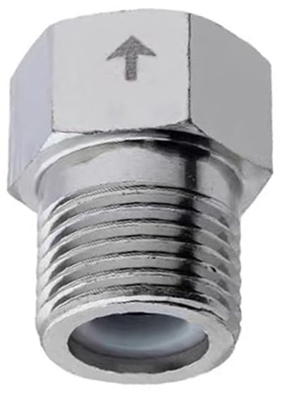 Allecto - Terugslagklep - Waterdicht - Voorkomt terugstroming - 3/4" diameter - Schroefdraad connector - Geschikt voor watertorens en boilers - Mod...
