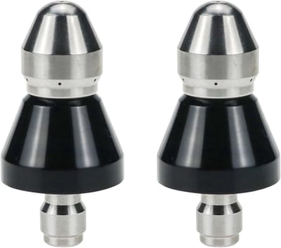 Hogedrukreiniger Rioolontstopper Set 1/4" Snelkoppeling RVS 2 Stuks