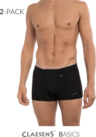 Claesen's® - Heren 2-pack Boxer - Zwart -