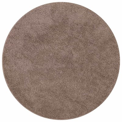 vidaXL - Antislip - Shaggy - Tapijt - Bruin - 160 - x - 160 - cm - PP