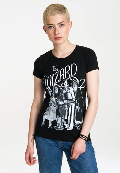 Logoshirt Vrouwen T-shirt Dorothy and Friends - Wizard Of Oz - Shirt met ronde hals van Logoshirt - zwart