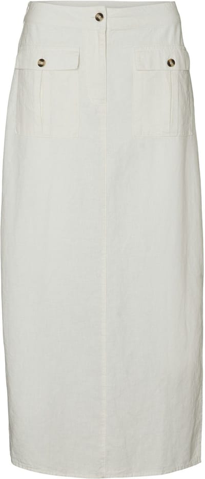 VERO MODA - VMLUNA POCKET HW 7/8 SKIRT WVN - Dames - Rokken
