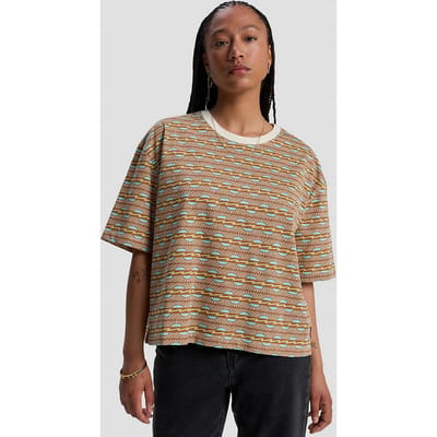 Quiksilver Boyfriend Crop Aop T-Shirt