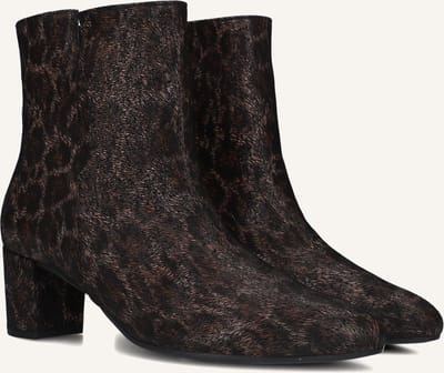 Gabor 701 Enkellaarsjes - Enkelboots met rits - Dames - Bruin - Maat 38