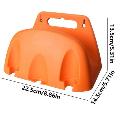 1 stuks aan de muur gemonteerde tuinirrigatieslanghouder, kunststof rek, kraanwaterslangorganizer, opberghouder, buisopwindrek