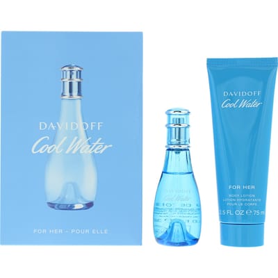 Davidoff Cool Water Woman Giftset 115 ml - Edt Spray 30ml/Body Lotion 75ml