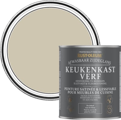 Rust-Oleum Beige Keukenkastverf Zijdeglans - Zilversalie 750ml
