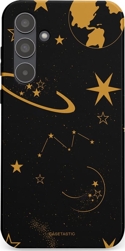 Casetastic Hoesje Geschikt voor Samsung A55 - Stijlvolle Beschermende Duo-layer Case - Nachtelijk uitzicht