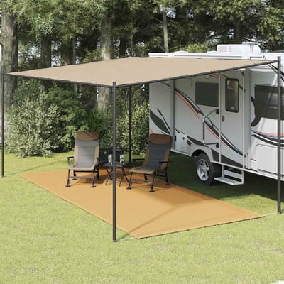 vidaXL - Tenttapijt - 250x600 - cm - HDPE - zandkleurig