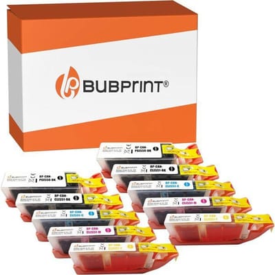 Inktcartridges - Canon - PGI-550/CLI-551 XL - 10 stuks - Meerkleurig - Compatibel