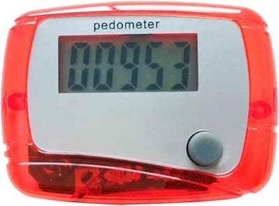 Stappenteller - Wandelmeter - Dagelijkse Beweging - 3D Sensor Technologie - Compact Formaat - Rood