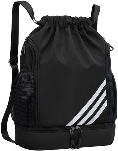 Trekkoordrugzak heren dames, strand gymrugzak heren dames, sport trekkoordrugzakken, trekkoord gymtas voor sport zwemmen, unisex