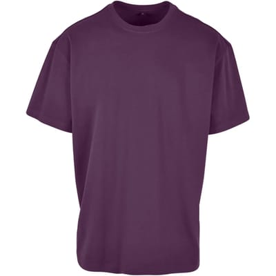 Build Your Brand - Heavy Oversized T-Shirt - Cherry maat L