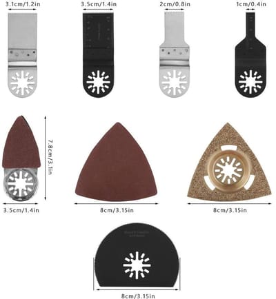 Dailygoods- Gereedschapszaag Draaibaar Lemmet - Accessoireset 100-delig - Zaagblad Koolstofstaal - Roestvrijstalen Zaagbladen - Lichtgewicht 759 gr - Voor Hout/Kunststof/Metaal - Zaagset