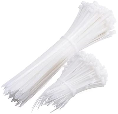 Allecto - Witte Kabelbinders - Nylon Bevestigingsmiddelen - 500 Stuks