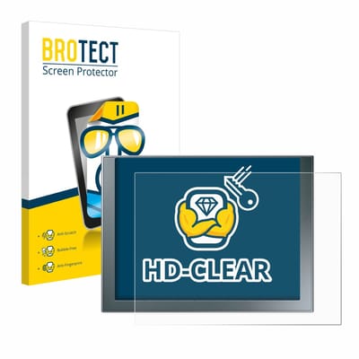 BROTECT - Screenprotector voor Siemens Simatic HMI KTP 1200 Basic - Folie Beschermfolie transparant 2 Stuks