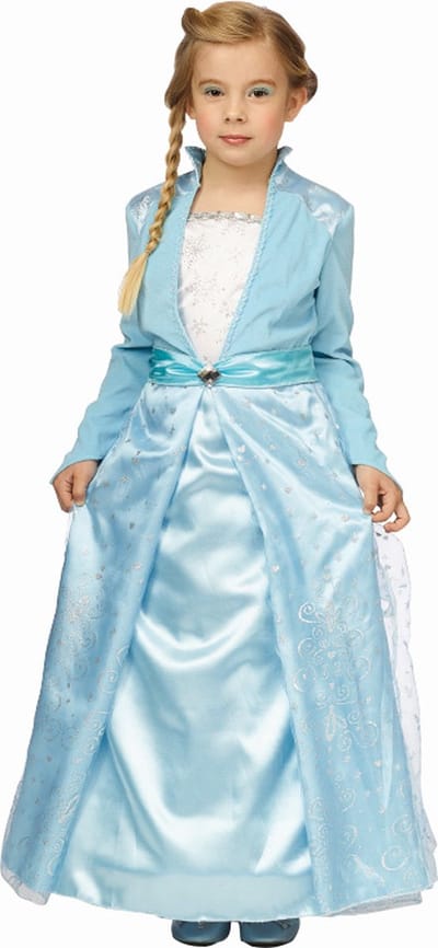 Prinsessenjurk Sophie Blauw Premium - Maat 128