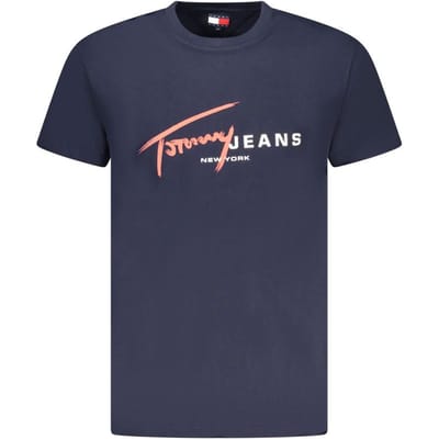 Tommy Hilfiger Blauwe Katoenen Heren T-Shirt