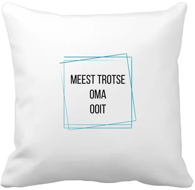 Akyol - meest trotse oma ooit Kussen hoes - Oma - trotse oma - verjaardagscadeau - verjaardag - cadeau - cadeautje voor oma - oma artikelen - kado - geschenk - gift - 40 bij 40 cm