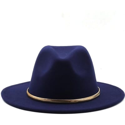 Zwart/groen Breedgerande Eenvoudige Kerk Derby Bolhoed Panama Effen Vilt Fedora Hoed voor Mannen Vrouwen Kunstwol Mix Jazz Pet 56-58CM black