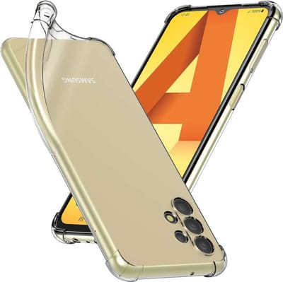 ebestStar - Hoes geschikt voor Samsung Galaxy A13 A135F, Silicone Slim Cover Case, Versterkte Hoeken en Randen hoesje, Transparant
