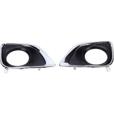 2 STUKS Mistlamp Frame 52040 0T010 Links Rechts Mistlicht Rand Vervanging voor Toyota Venza 2013 2016 black