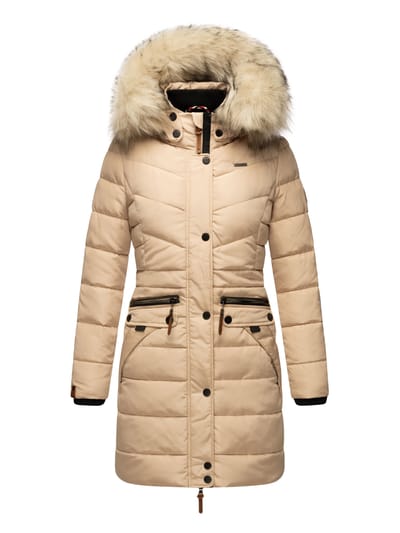 Navahoo Dames Winterjas Paula – Extra Warm, Waterafstotend & Met Afneembare Bontkraag